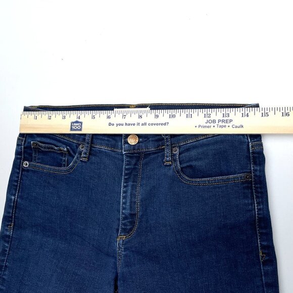 Gap 1969 Women's Jeans True Skinny Dark Wash size 8L length 31" - Picture 3 of 8